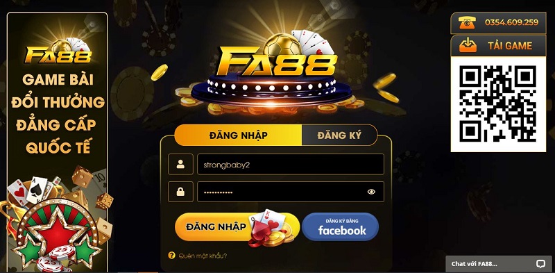 Fa88 - Chơi game và rút tiền qua ngân hàng